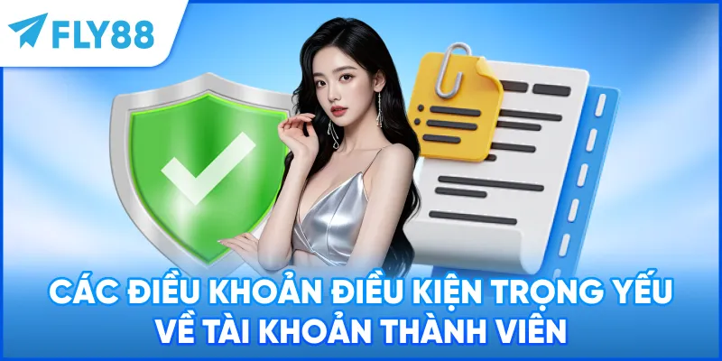 Các điều khoản điều kiện trọng yếu về tài khoản thành viên