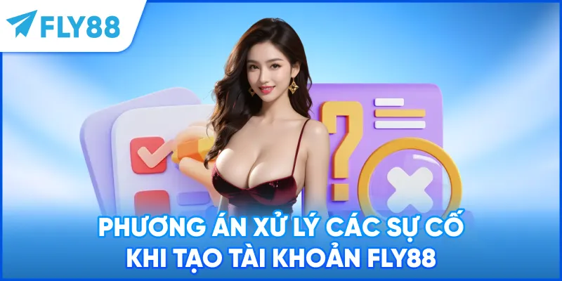 Phương án xử lý các sự cố khi tạo tài khoản FLY88