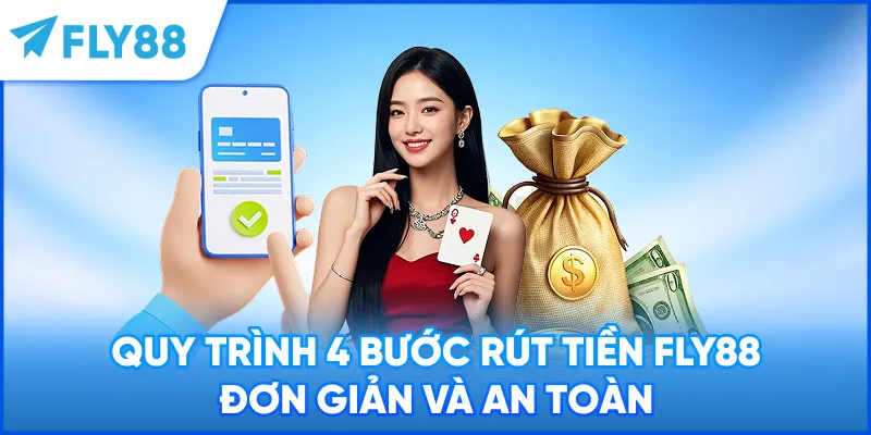 Quy trình 4 bước rút tiền FLY88 đơn giản và an toàn