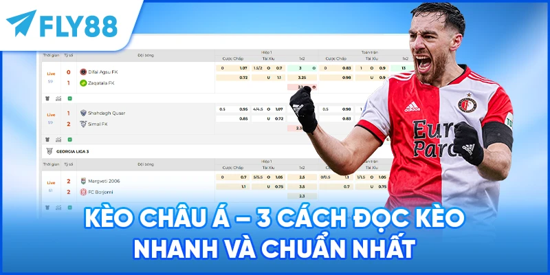 Kèo Châu Á - 3 Cách Đọc Kèo Nhanh Và Chuẩn Nhất