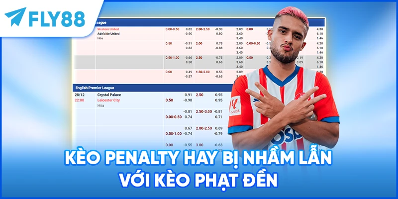 Kèo Penalty hay bị nhầm lẫn với kèo phạt đền